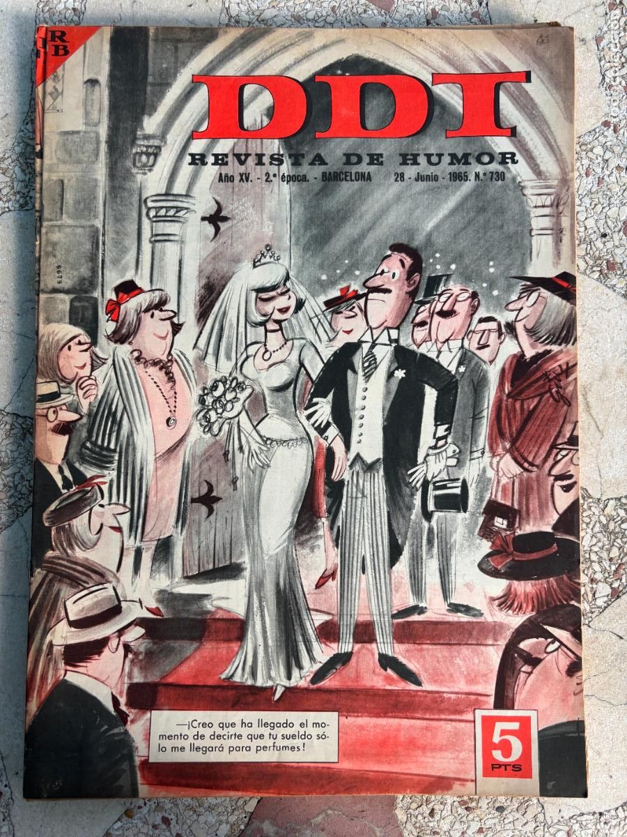 Coleccionismo de Revistas y Peri&oacute;dicos: DDI. REVISTA DE HUMOR A&Ntilde;O XV 2&ordf; &Eacute;POCA. N&ordm; 730. 28/06/1965.