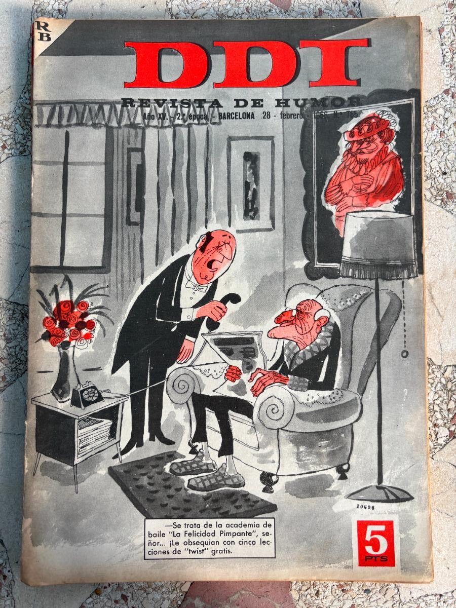 Coleccionismo de Revistas y Peri&oacute;dicos: DDI. REVISTA DE HUMOR A&Ntilde;O XV 2&ordf; &Eacute;POCA. N&ordm; 765. 28/02/1966.