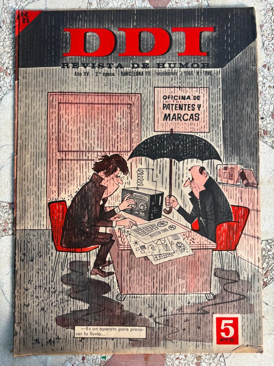 Collection Magazines and Newspapers: DDT. REVISTA DE HUMOR A&Ntilde;O XV 2&ordf; &Eacute;POCA. N&ordm; 794. 19/09/1966.