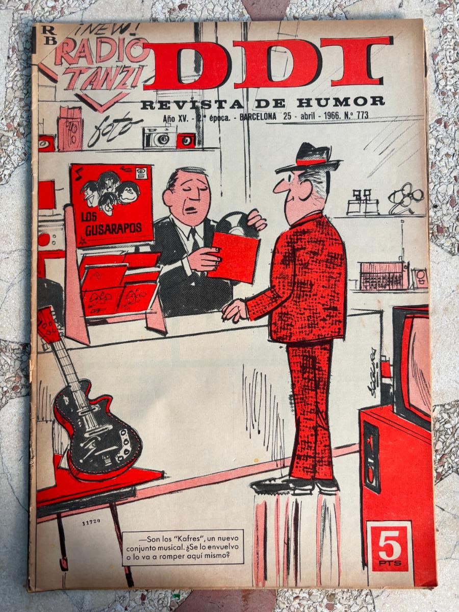 Sammeln von Zeitschriften und Zeitungen: DDI. REVISTA DE HUMOR A&Ntilde;O XV 2&ordf; &Eacute;POCA. N&ordm; 773. 25/04/1966.