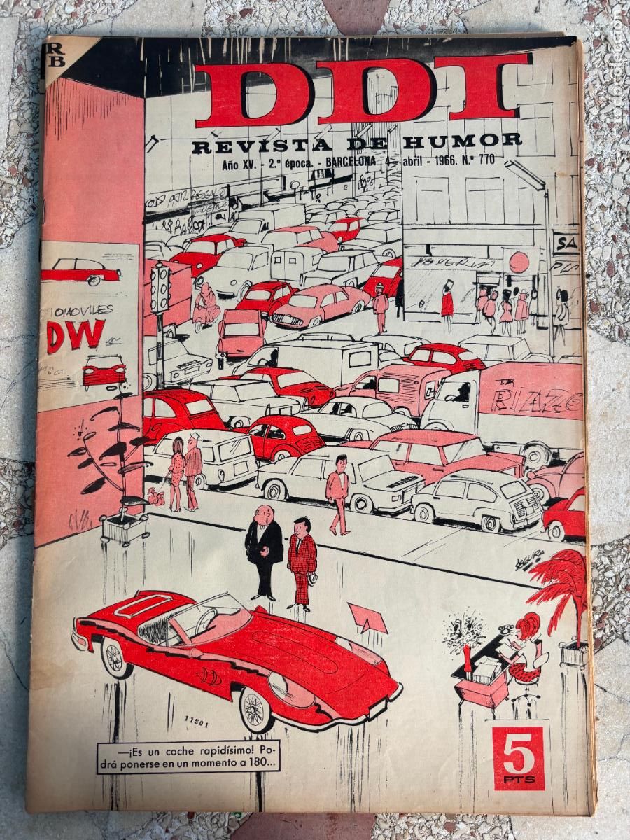 Coleccionismo de Revistas y Peri&oacute;dicos: DDI. REVISTA DE HUMOR A&Ntilde;O XV 2&ordf; &Eacute;POCA. N&ordm; 770. 04/04/1966.