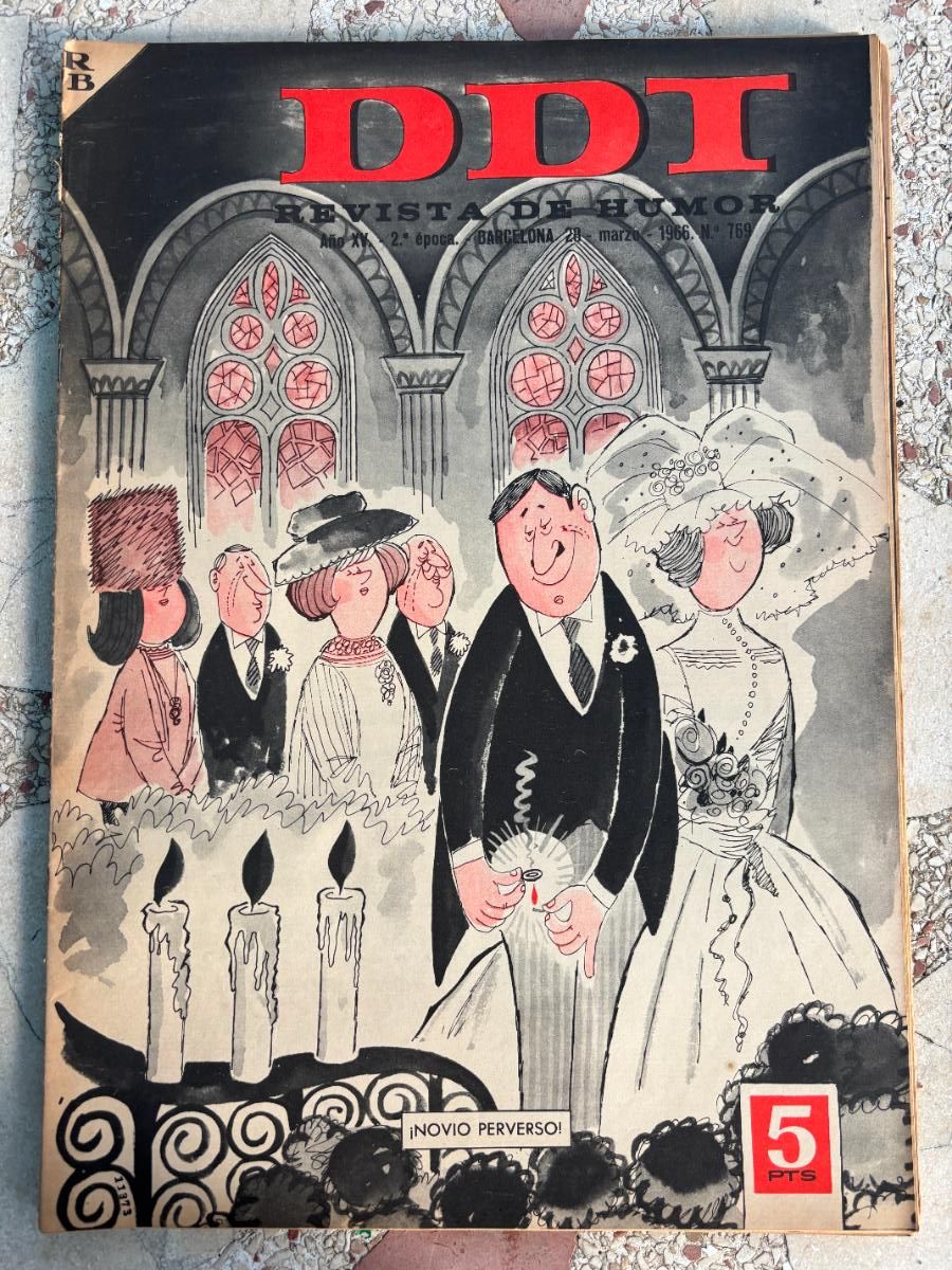 Coleccionismo de Revistas y Peri&oacute;dicos: DDI. REVISTA DE HUMOR A&Ntilde;O XV 2&ordf; &Eacute;POCA. N&ordm; 769. 28/03/1966.