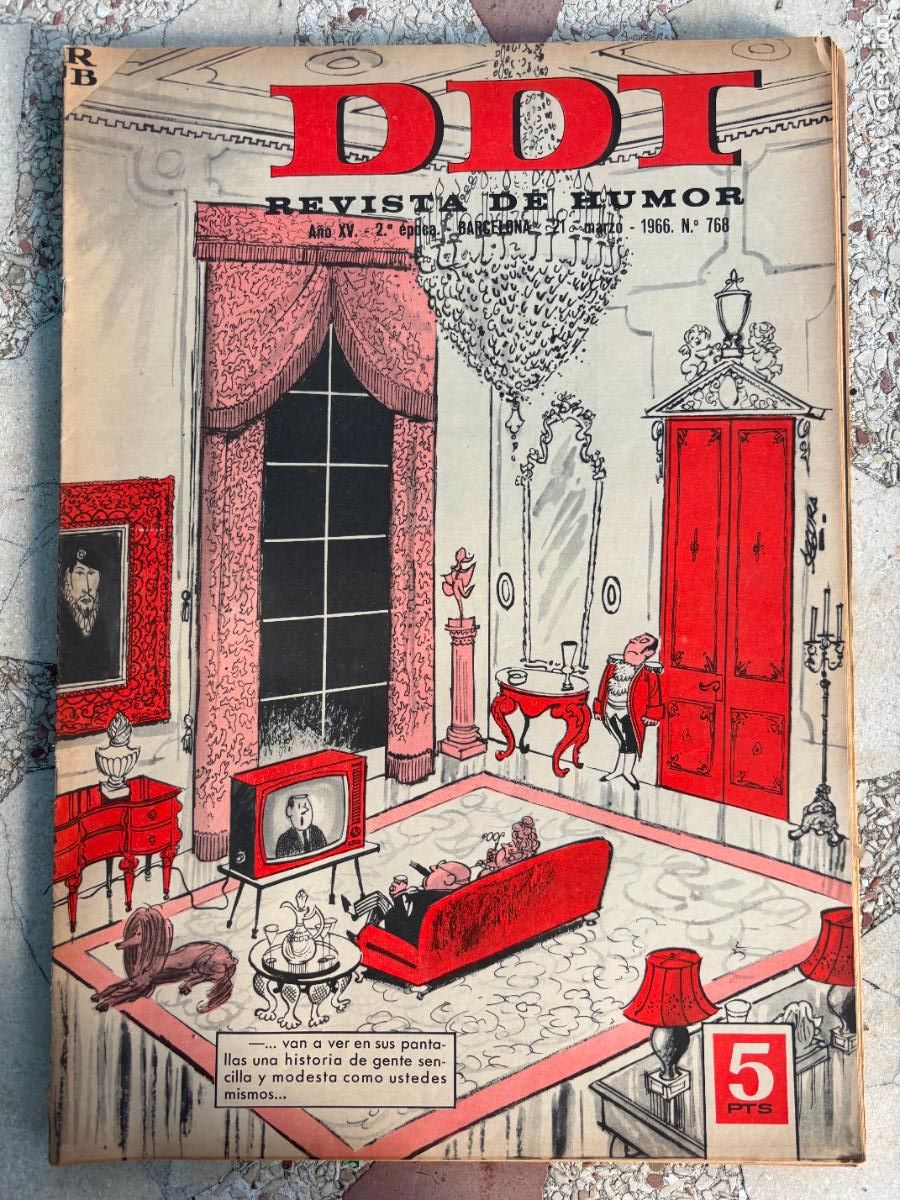 Coleccionismo de Revistas y Peri&oacute;dicos: DDI. REVISTA DE HUMOR A&Ntilde;O XV 2&ordf; &Eacute;POCA. N&ordm; 768. 21/03/1966.
