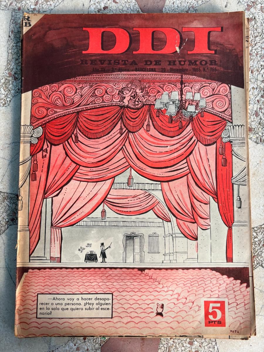 Coleccionismo de Revistas y Peri&oacute;dicos: DDI. REVISTA DE HUMOR A&Ntilde;O XV 2&ordf; &Eacute;POCA. N&ordm; 755. 20/12/1965.