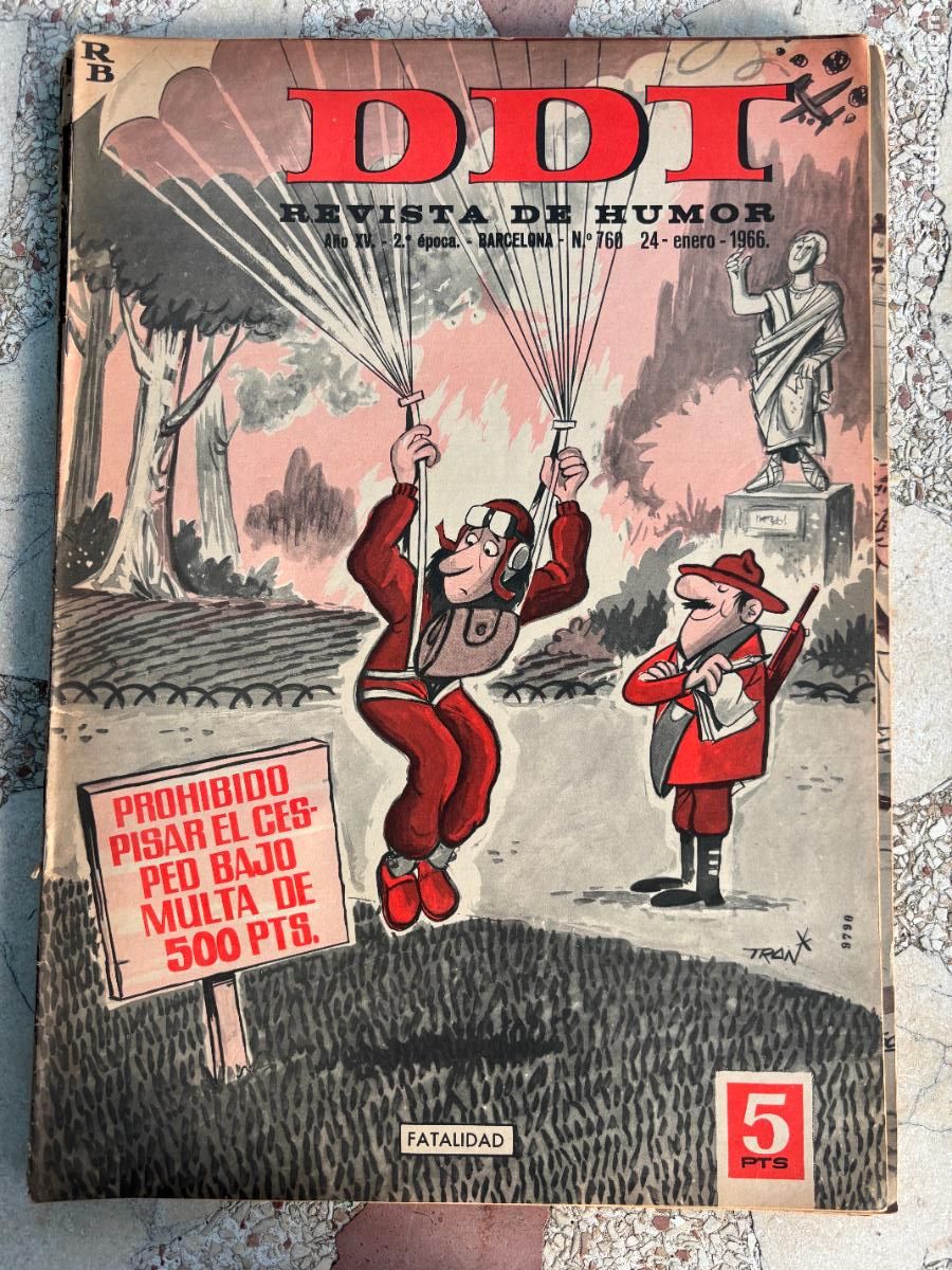 Coleccionismo de Revistas y Peri&oacute;dicos: DDI. REVISTA DE HUMOR A&Ntilde;O XV 2&ordf; &Eacute;POCA. N&ordm; 760. 24/01/1966.