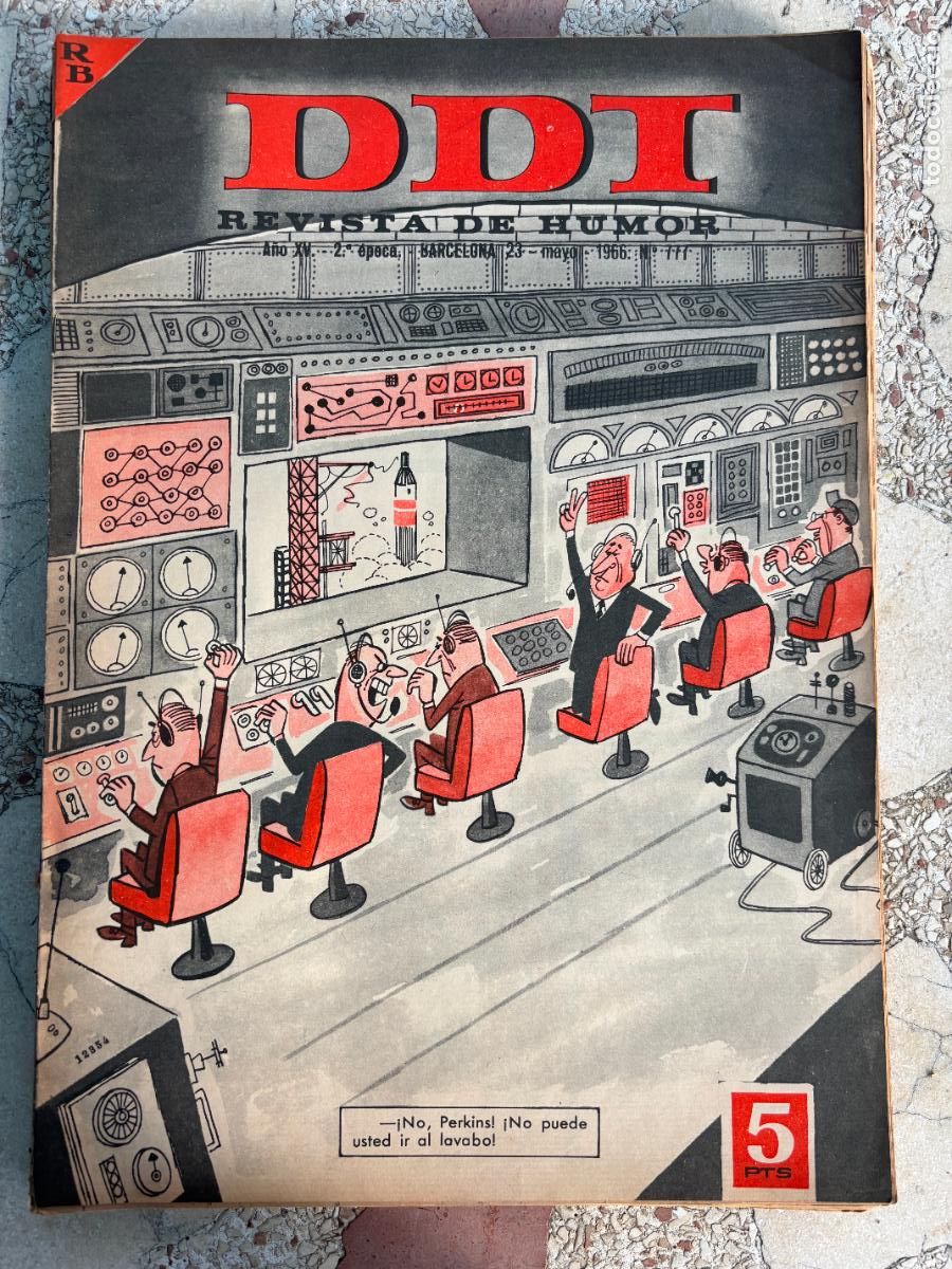 Coleccionismo de Revistas y Peri&oacute;dicos: DDI. REVISTA DE HUMOR A&Ntilde;O XV 2&ordf; &Eacute;POCA. N&ordm; 777. 23/05/1966.