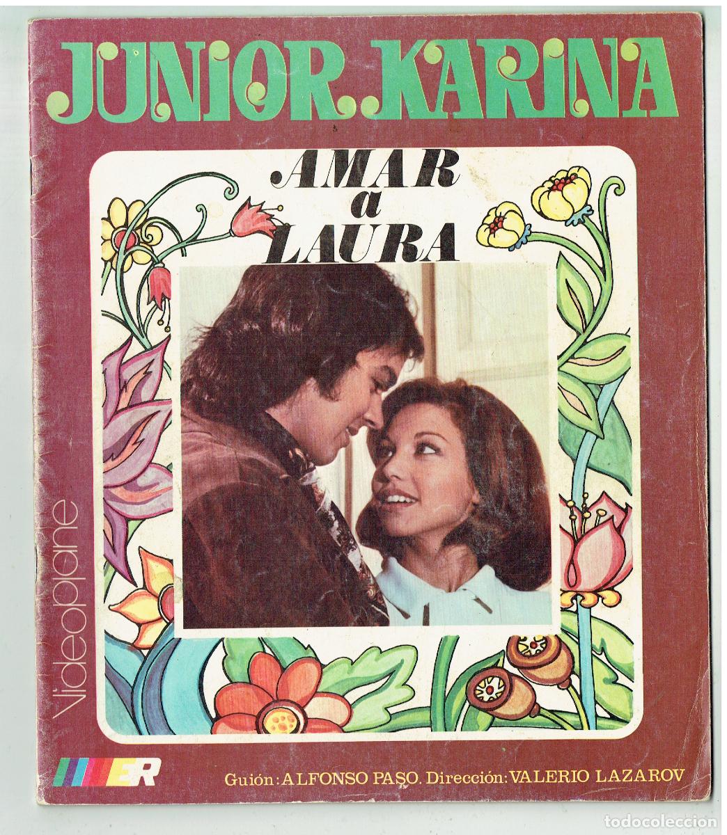 Coleccionismo de Revistas y Peri&oacute;dicos: FOTONOVELAS. JUNIOR Y KARINA. AMAR A LAURA. 34 FASC&Iacute;CULOS. COMPLETA. EDT. ROLLAN. (ST/PR)