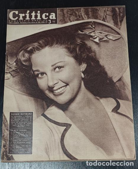 Coleccionismo de Revistas y Peri&oacute;dicos: REVISTA CRITICA 1955, SUSAN HAYWARD, HURTADO DE CORDOBA, BRUJA TERESA COSTA, FABIENNE, MILAGRITOS OR