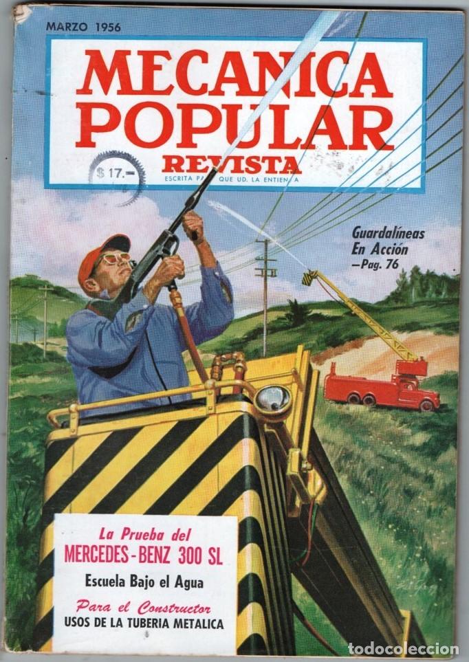 Coleccionismo de Revistas y Peri&oacute;dicos: 1956 MARZO MECANICA POPULAR MERCEDES-BENZ 300 SL-RAMBLER &acute;56 164 PAG BUEN ESTADO