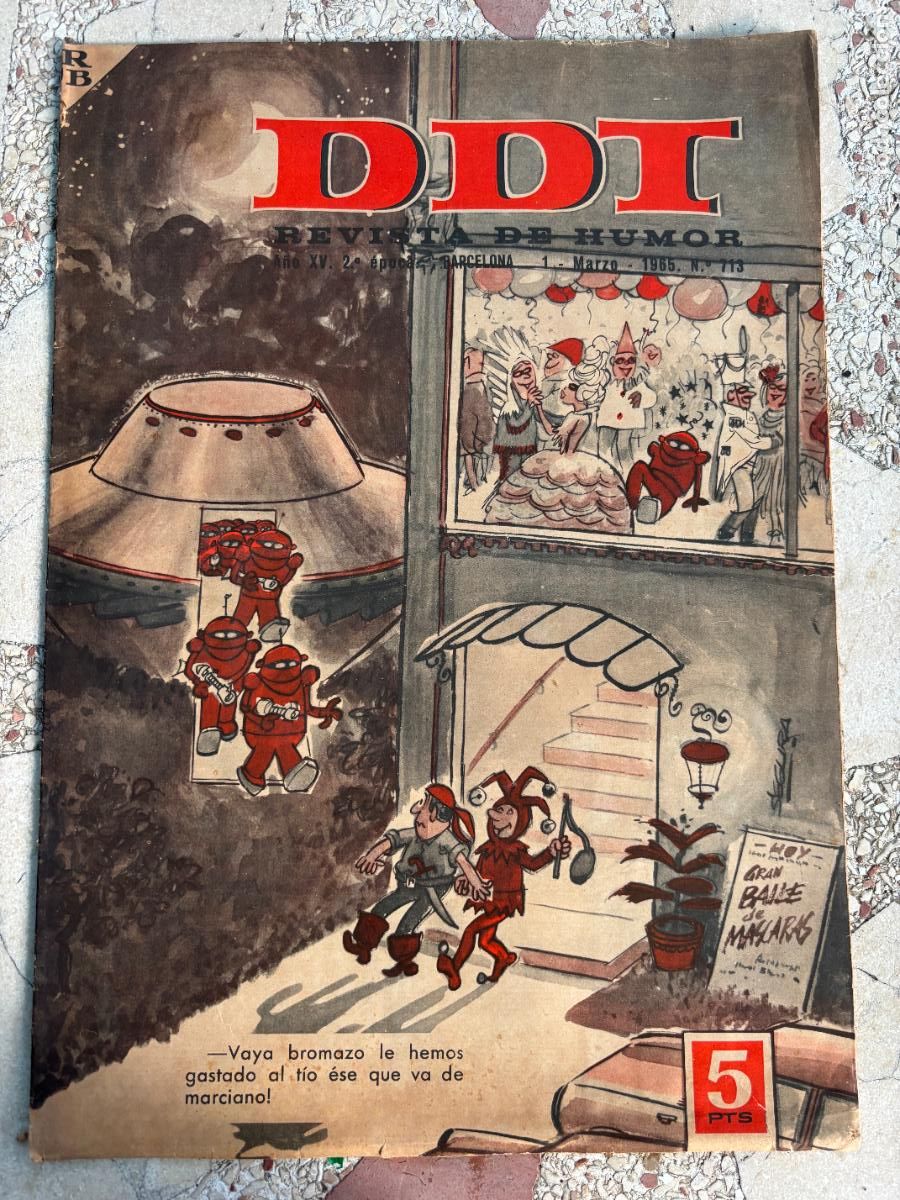 Coleccionismo de Revistas y Peri&oacute;dicos: DDI. REVISTA DE HUMOR A&Ntilde;O XV 2&ordf; &Eacute;POCA. N&ordm; 713. 01/03/1965.