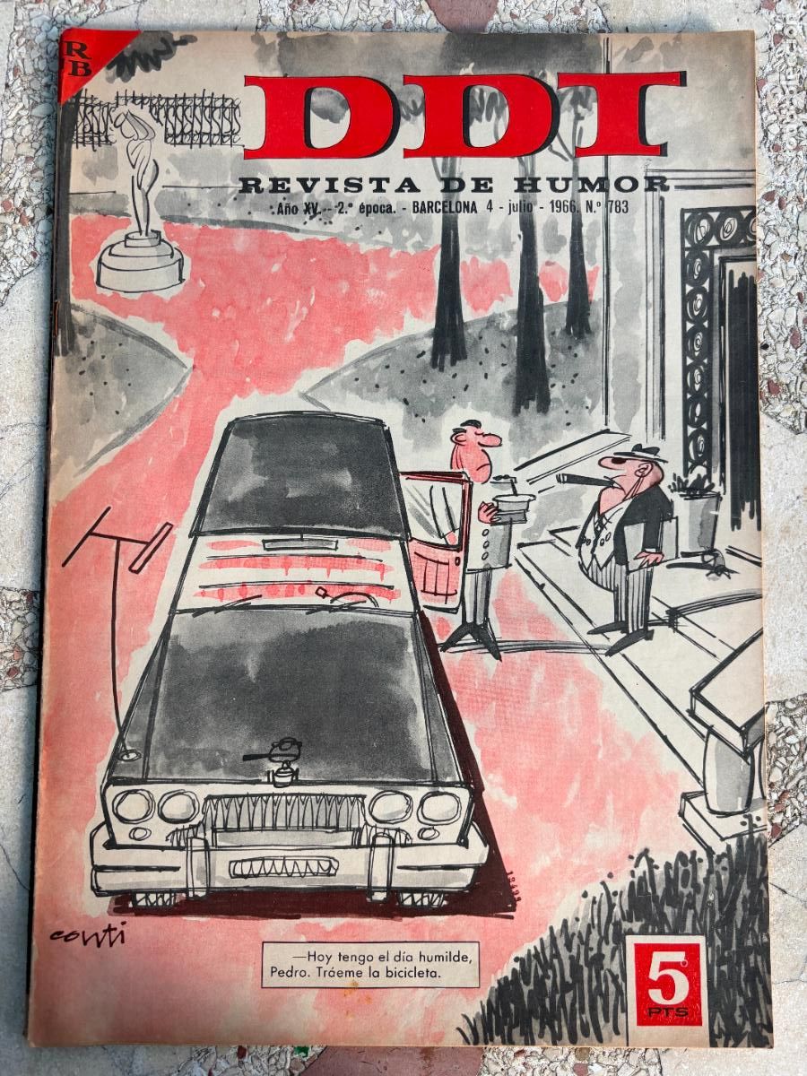 Coleccionismo de Revistas y Peri&oacute;dicos: DDI. REVISTA DE HUMOR A&Ntilde;O XV 2&ordf; &Eacute;POCA. N&ordm; 783. 04/07/1966.