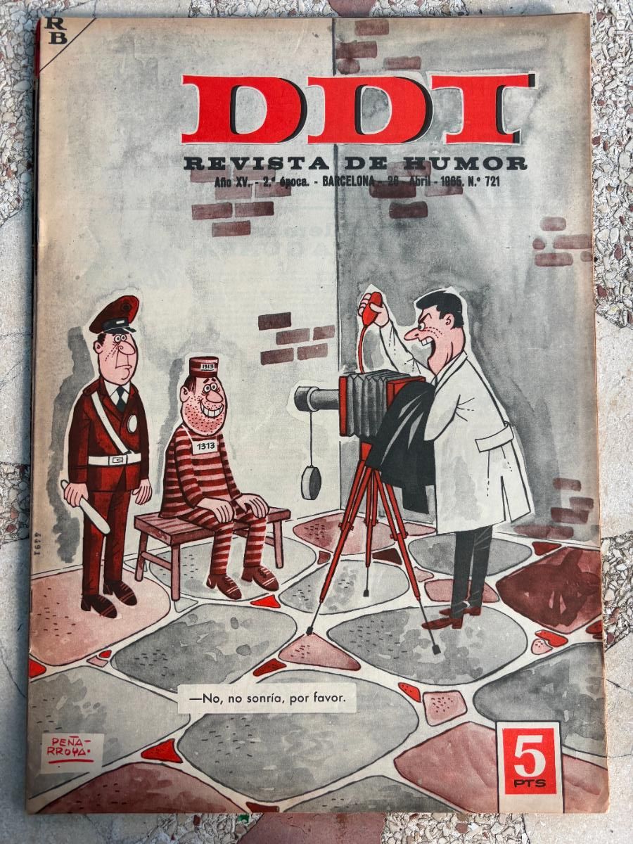 Coleccionismo de Revistas y Peri&oacute;dicos: DDI. REVISTA DE HUMOR A&Ntilde;O XV 2&ordf; &Eacute;POCA. N&ordm; 721. 26/04/1965.