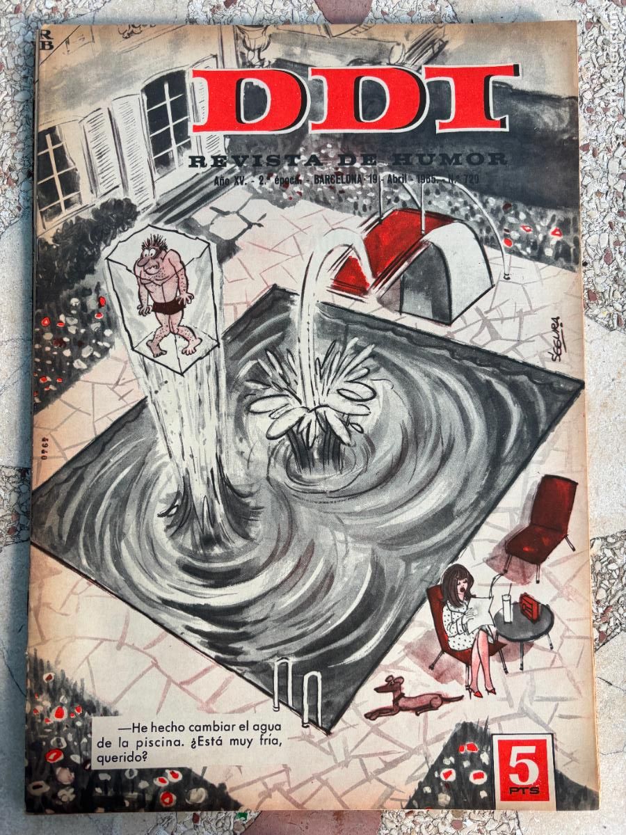 Coleccionismo de Revistas y Peri&oacute;dicos: DDI. REVISTA DE HUMOR A&Ntilde;O XV 2&ordf; &Eacute;POCA. N&ordm; 720. 19/04/1965.