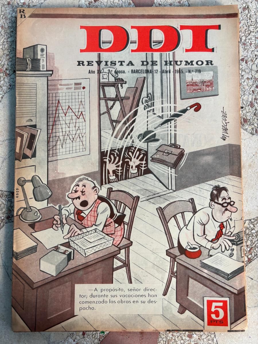 Coleccionismo de Revistas y Peri&oacute;dicos: DDI. REVISTA DE HUMOR A&Ntilde;O XV 2&ordf; &Eacute;POCA. N&ordm; 719. 12/04/1965.