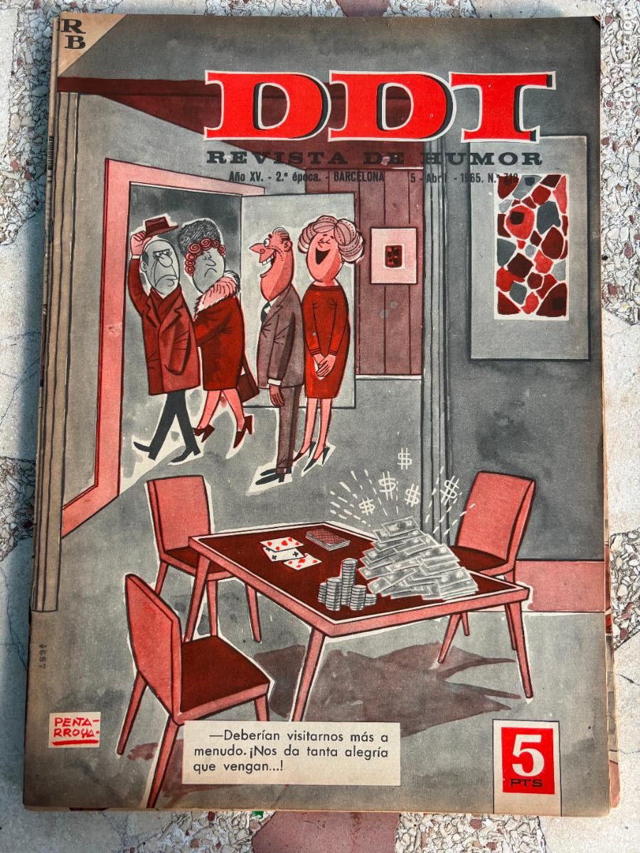 Coleccionismo de Revistas y Peri&oacute;dicos: DDI. REVISTA DE HUMOR A&Ntilde;O XV 2&ordf; &Eacute;POCA. N&ordm; 718. 05/04/1965.