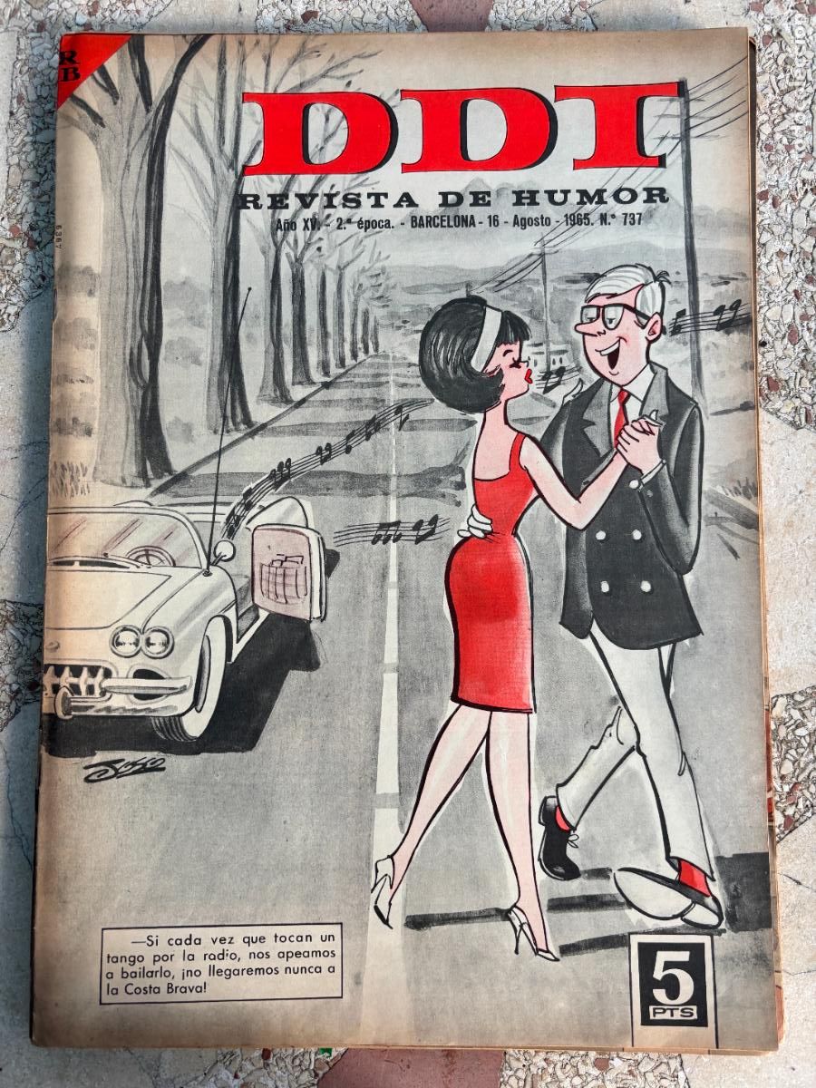 Coleccionismo de Revistas y Peri&oacute;dicos: DDI. REVISTA DE HUMOR A&Ntilde;O XV 2&ordf; &Eacute;POCA. N&ordm; 737. 16/08/1965.