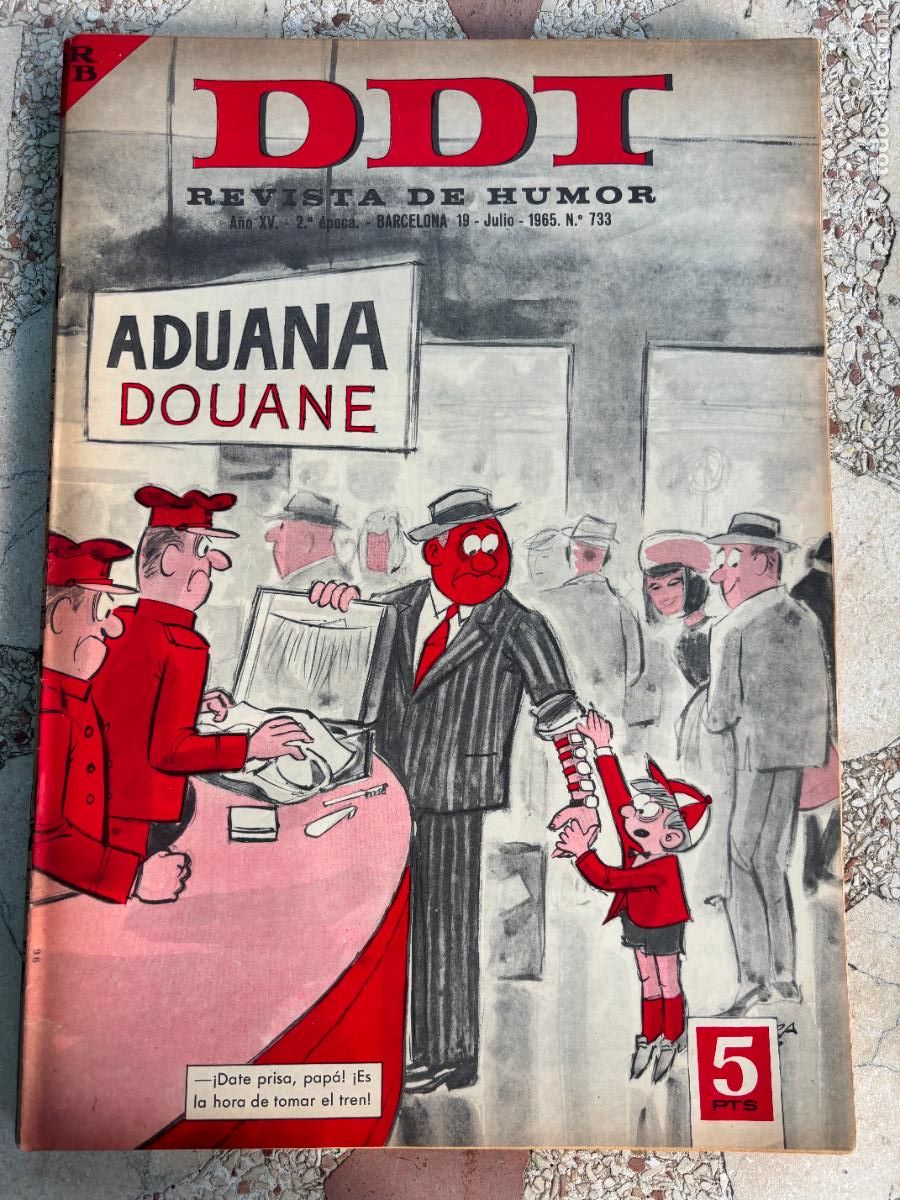 Coleccionismo de Revistas y Peri&oacute;dicos: DDI. REVISTA DE HUMOR A&Ntilde;O XV 2&ordf; &Eacute;POCA. N&ordm; 733. 19/07/1965.
