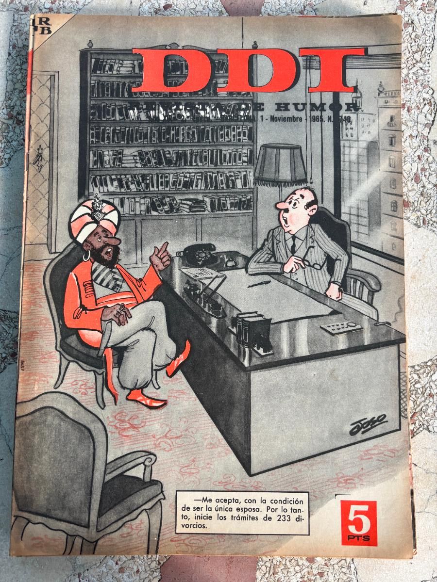 Coleccionismo de Revistas y Peri&oacute;dicos: DDI. REVISTA DE HUMOR A&Ntilde;O XV 2&ordf; &Eacute;POCA. N&ordm; 748. 01/11/1965.