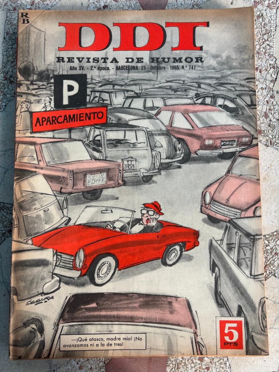 Coleccionismo de Revistas y Peri&oacute;dicos: DDI. REVISTA DE HUMOR A&Ntilde;O XV 2&ordf; &Eacute;POCA. N&ordm; 747. 25/10/1965.