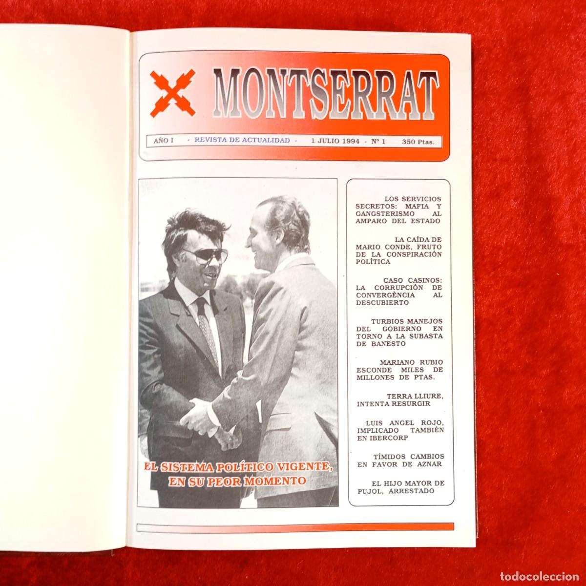 Coleccionismo de Revistas y Peri&oacute;dicos: REVISTA CARLISTA - MONTSERRAT + AHORA - ENCUADERNADAS - 1994-1995 - VER NUMEROS EN FOTOS / 1528
