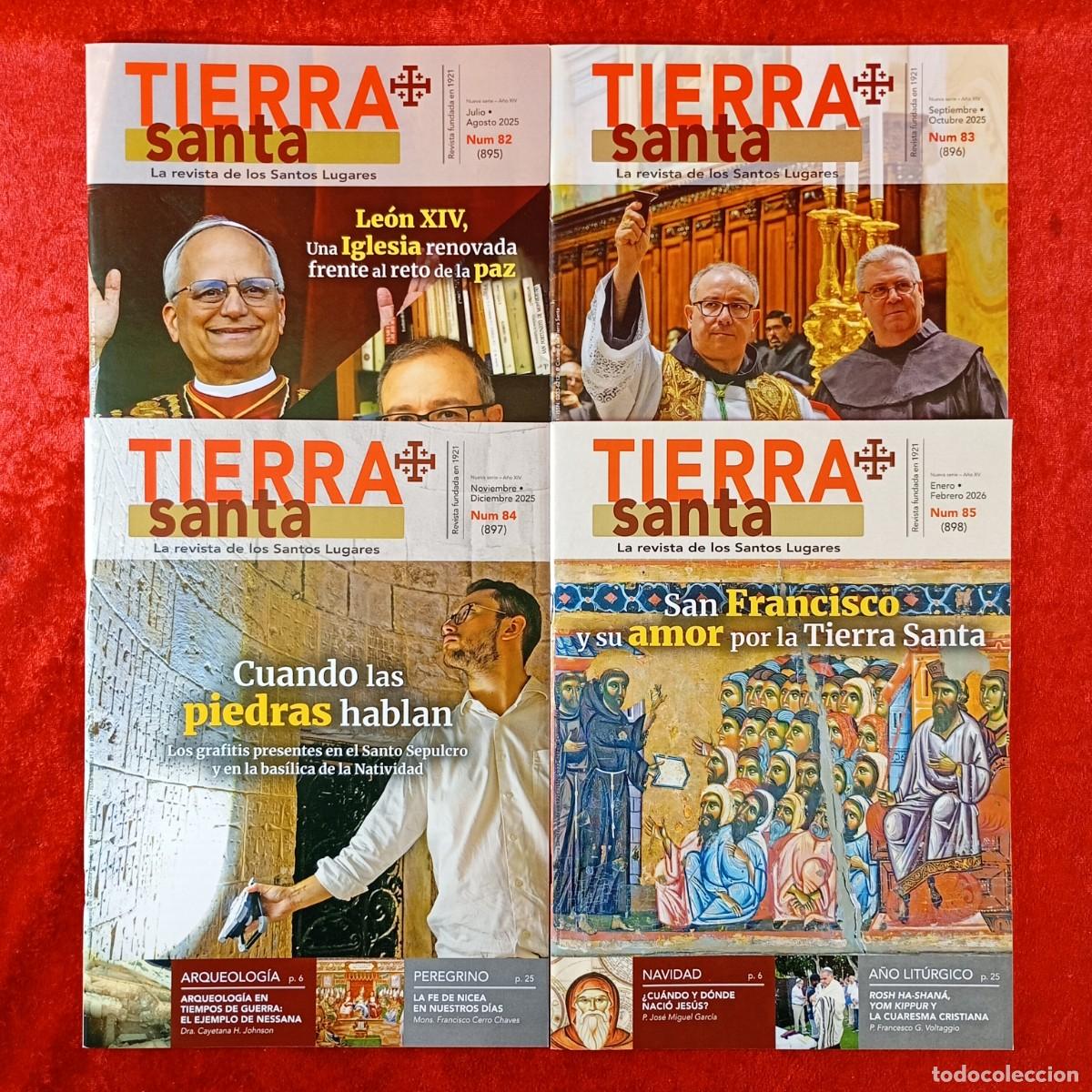 Collezionismo di Riviste e Giornali: TIERRA SANTA - LA REVISTA DE LOS SANTOS LUGARES - NUMERO 82, 83, 84 Y 85 - 2025 / 1537