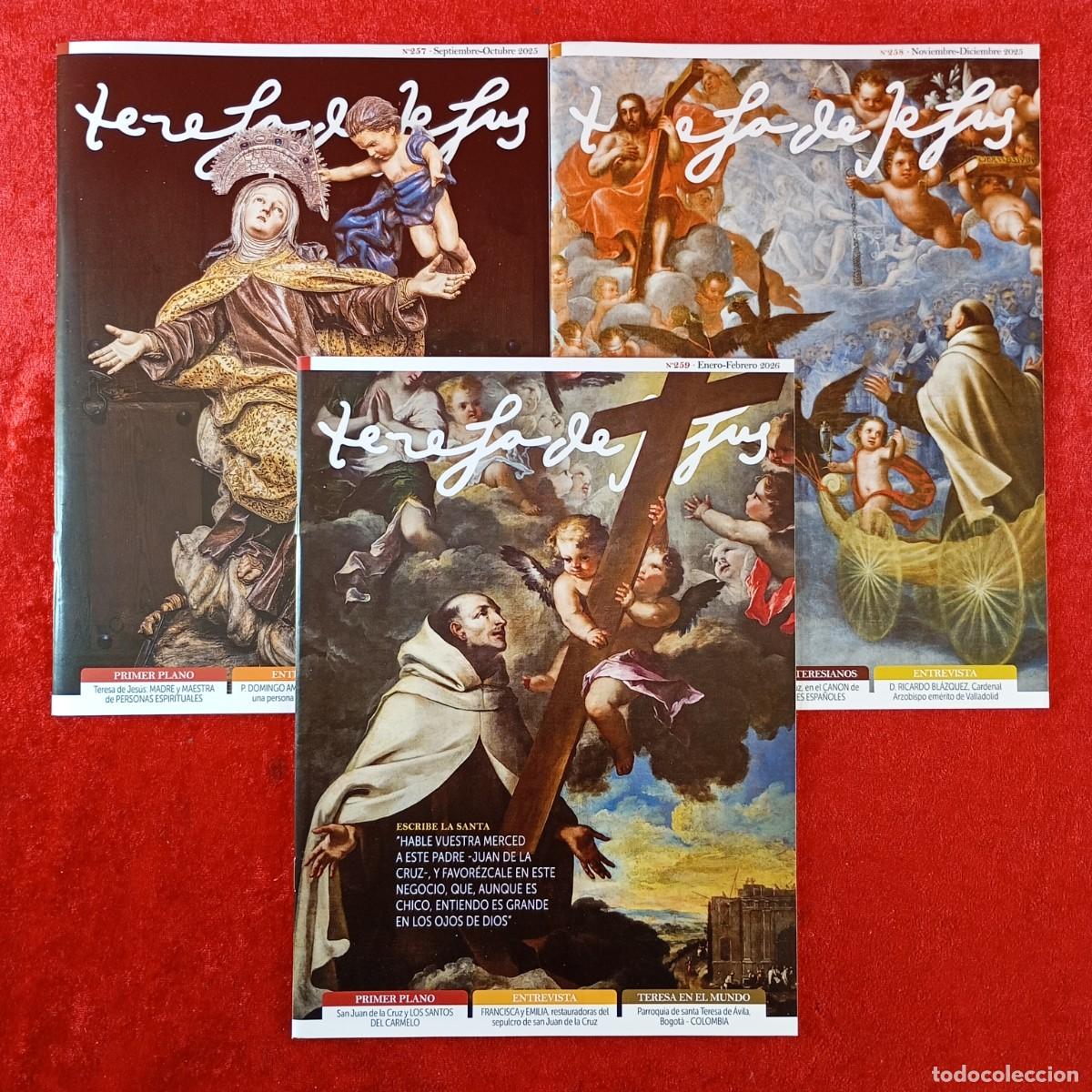 Collectionnisme de Revues et Journaux: SANTA TERESA DE JES&Uacute;S - REVISTA RELIGIOSA - N&ordm; 257, 258 Y 259 - 2025 - LOTE 3 REVISTAS / 1544