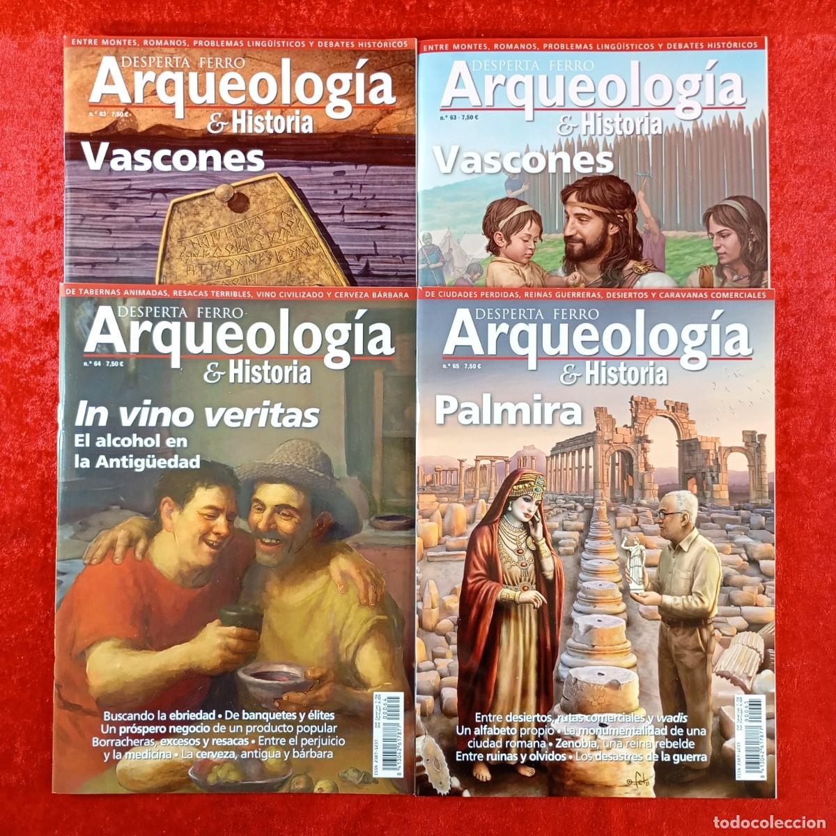 Collection Magazines and Newspapers: DESPERTA FERRO - ARQUEOLOG&Iacute;A E HISTORIA 63, 63, 64 Y 65 - LOTE 4 REVISTAS - INCLUYE RETIRADA / 1546