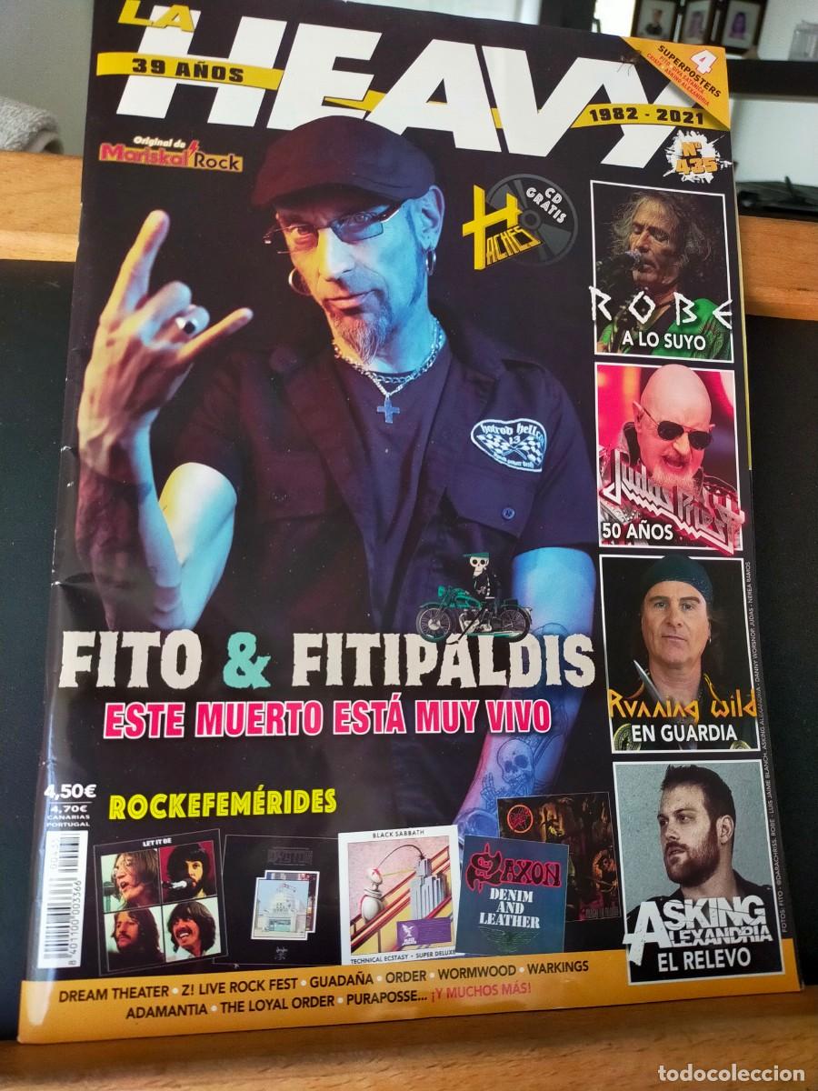 Coleccionismo de Revistas y Peri&oacute;dicos: LA HEAVY. REVISTA. 1982-2021. 39 A&Ntilde;OS. ENTREVISTA A ROBE. VER FOTOS DEL SUMARIO Y ALGUNOS CONTENIDOS