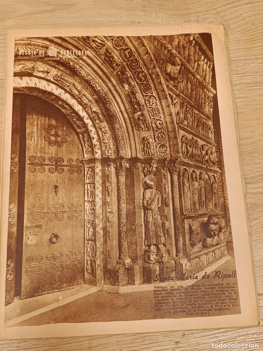 Coleccionismo de Revistas y Peri&oacute;dicos: Diario Diario de Avisos de Barcelona (1948) - Portada Monasterio de Santa Mar&iacute;a de Ripoll - Noticias