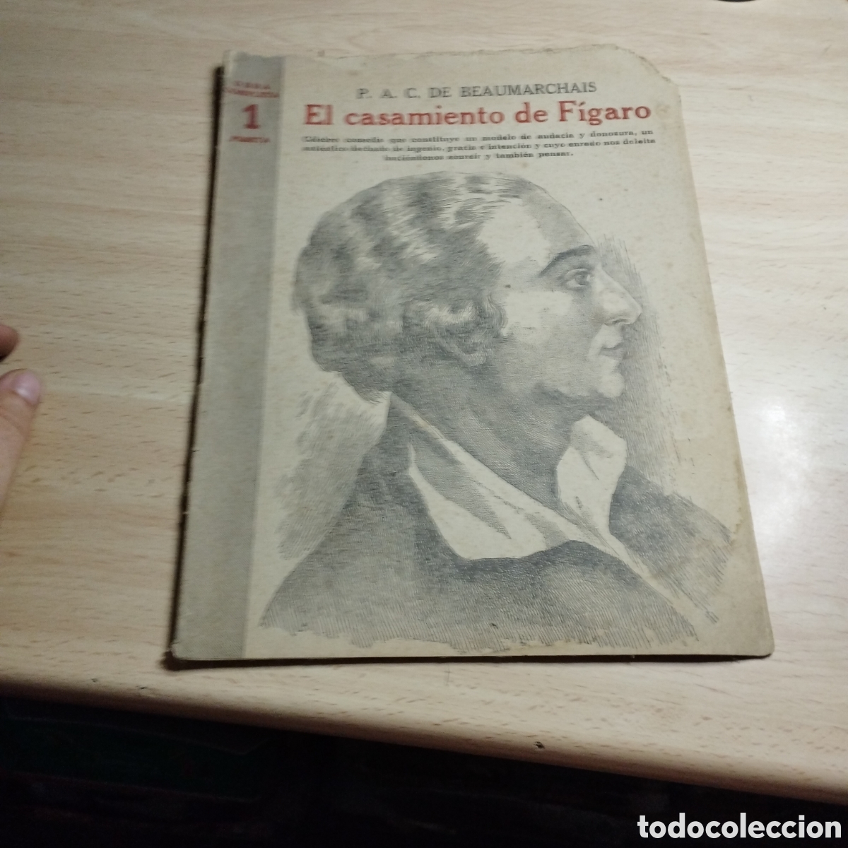 Coleccionismo de Revistas y Peri&oacute;dicos: El casamiento de F&iacute;garo. P.A.C.de Beaumarchais. 1945. Revista Novelas y cuentos n⁰746