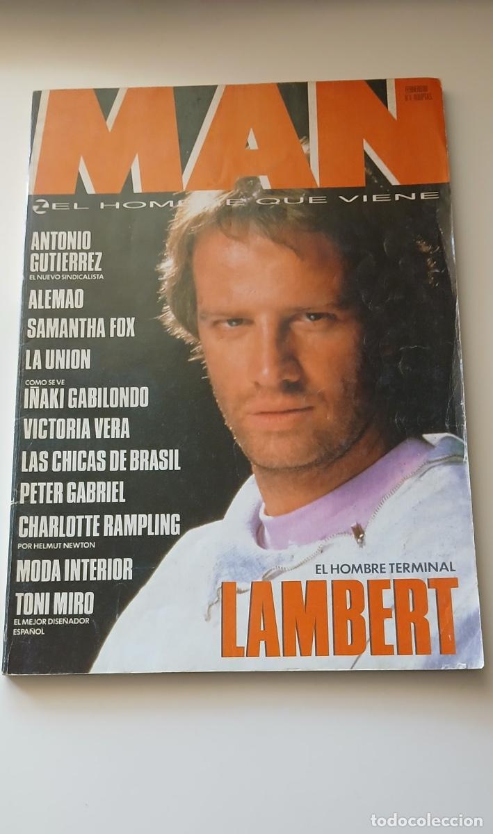 Coleccionismo de Revistas y Peri&oacute;dicos: Revista MAN, N&ordm; 4- febrero de 1988 - Christopher Lambert
