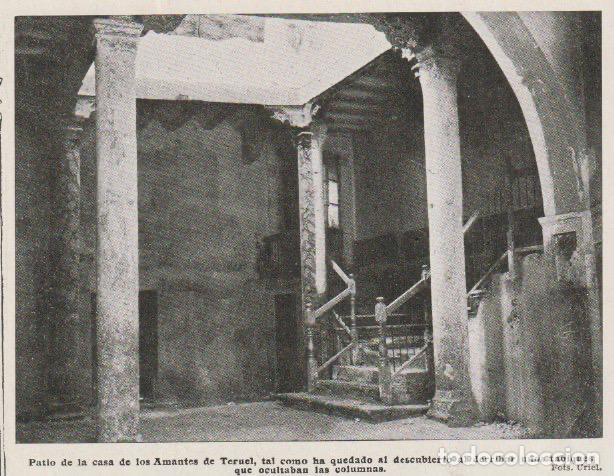 Coleccionismo de Revistas y Peri&oacute;dicos: Casa de los Amantes de Teruel descubierta en las obras de los Segura - 1912