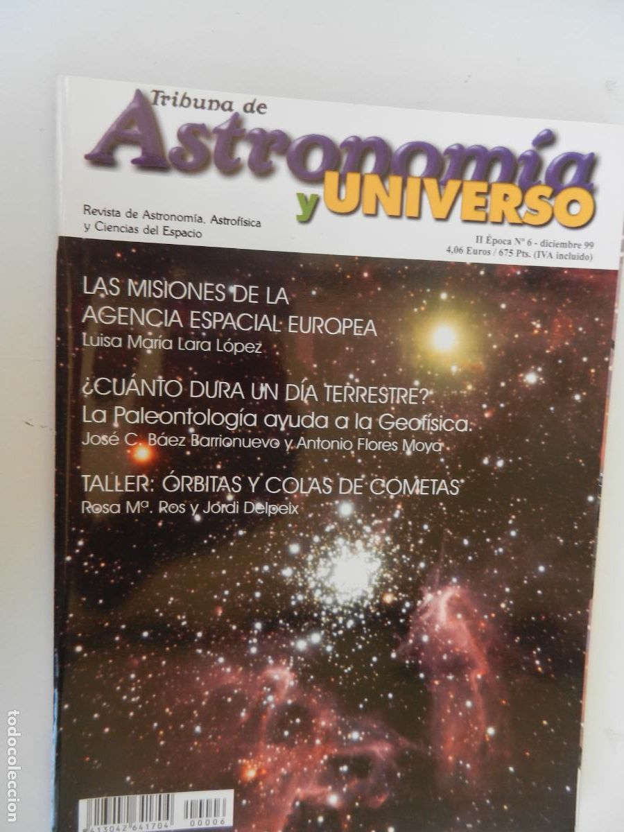 Coleccionismo de Revistas y Peri&oacute;dicos: TRIBUNA DE ASTRONOMIA Y UNIVERSO REVISTA N&ordm; 6 - 12-1999-ORBITAS Y COLAS DE COMETAS -VER INDICE