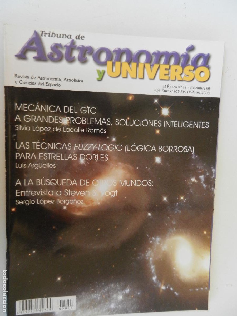 Coleccionismo de Revistas y Peri&oacute;dicos: TRIBUNA DE ASTRONOMIA Y UNIVERSO REVISTA N&ordm; 18- 12-2000-MECANICA DEL GTC -VER INDICE