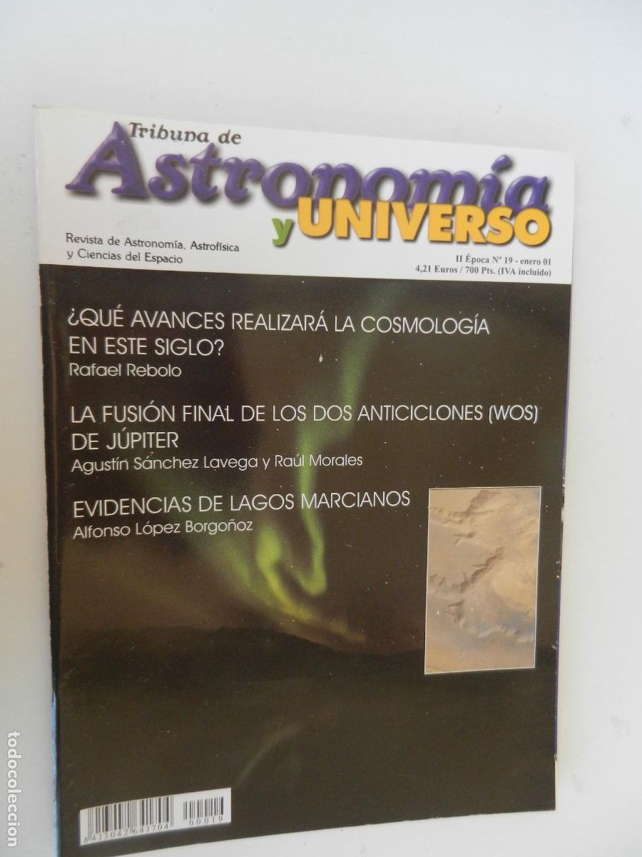 Coleccionismo de Revistas y Peri&oacute;dicos: TRIBUNA DE ASTRONOMIA Y UNIVERSO REVISTA N&ordm; 19- 01-2001EVIDENCIAS DE LAGOS MARCIANOS -VER INDICE