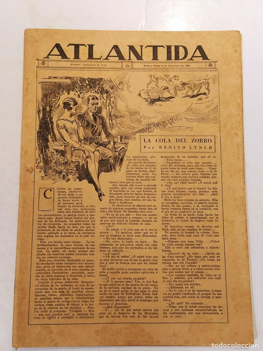 Coleccionismo de Revistas y Peri&oacute;dicos: ATLANTIDA - A&Ntilde;O 1926 - REVISTA ANTIGUA - ORIGINAL (V-28.237)