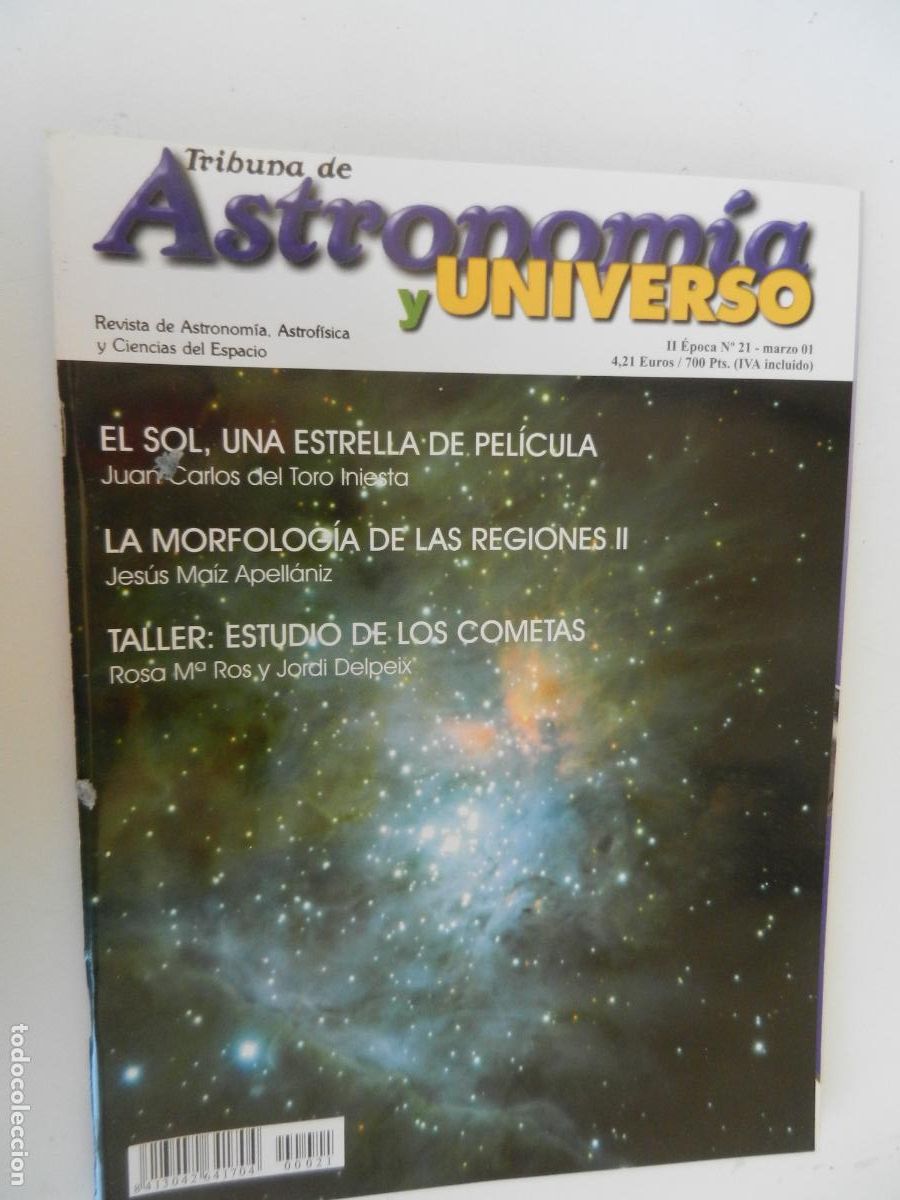 Coleccionismo de Revistas y Peri&oacute;dicos: TRIBUNA DE ASTRONOMIA Y UNIVERSO REVISTA N&ordm; 21- 03-2001ESTUDIO DE LOS COMETAS -VER INDICE