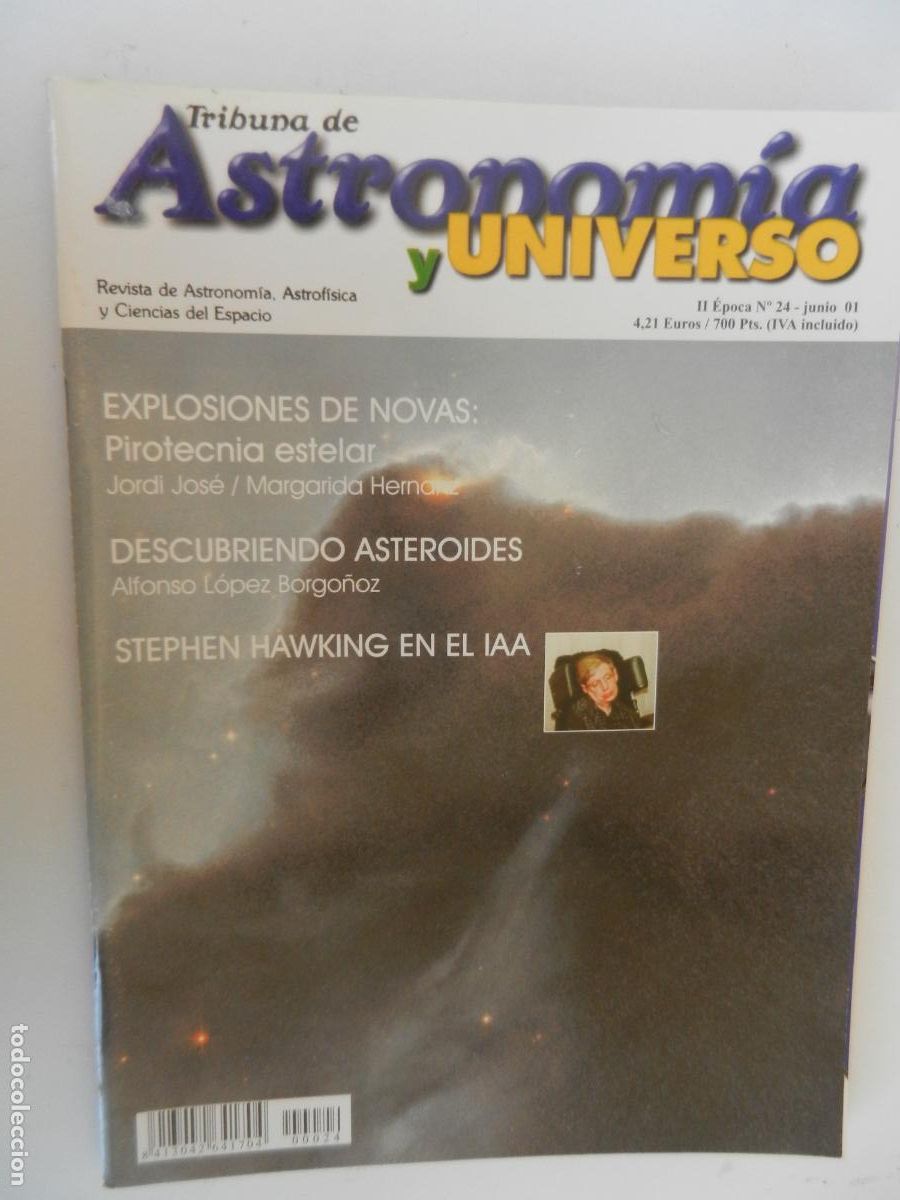 Coleccionismo de Revistas y Peri&oacute;dicos: TRIBUNA DE ASTRONOMIA Y UNIVERSO REVISTA N&ordm; 23- 06-2001- EXPLOSIONES DE NOVAS -VER INDICE