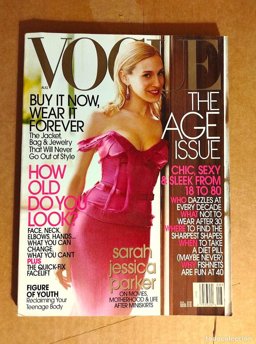 Coleccionismo de Revistas y Peri&oacute;dicos: VOGUE US AUGUST 2003 - SARA JESSICA PARKER - DIANA TAYLOR - BEYONCE KNOWLES - 320 p.