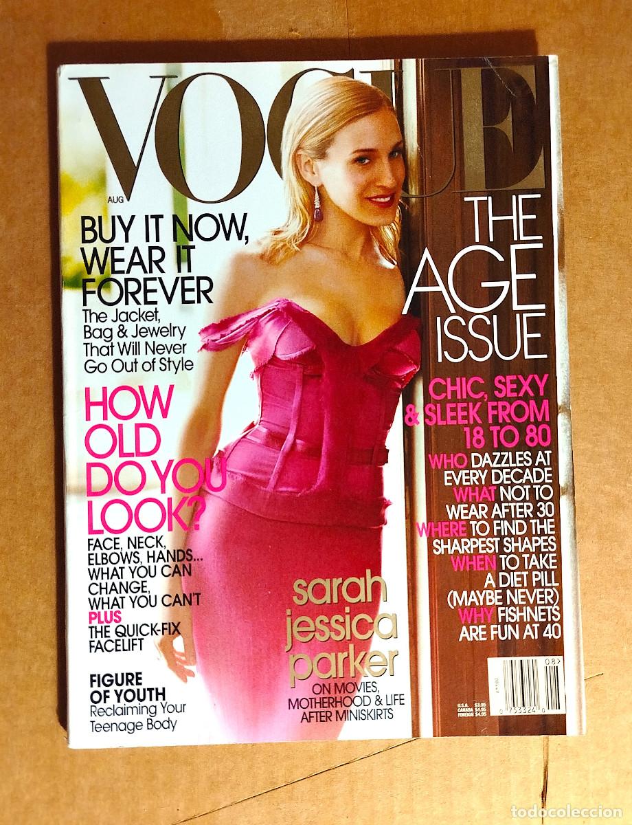 Coleccionismo de Revistas y Peri&oacute;dicos: VOGUE US AUGUST 2003 - SARA JESSICA PARKER - DIANA TAYLOR - BEYONCE KNOWLES - 320 p.