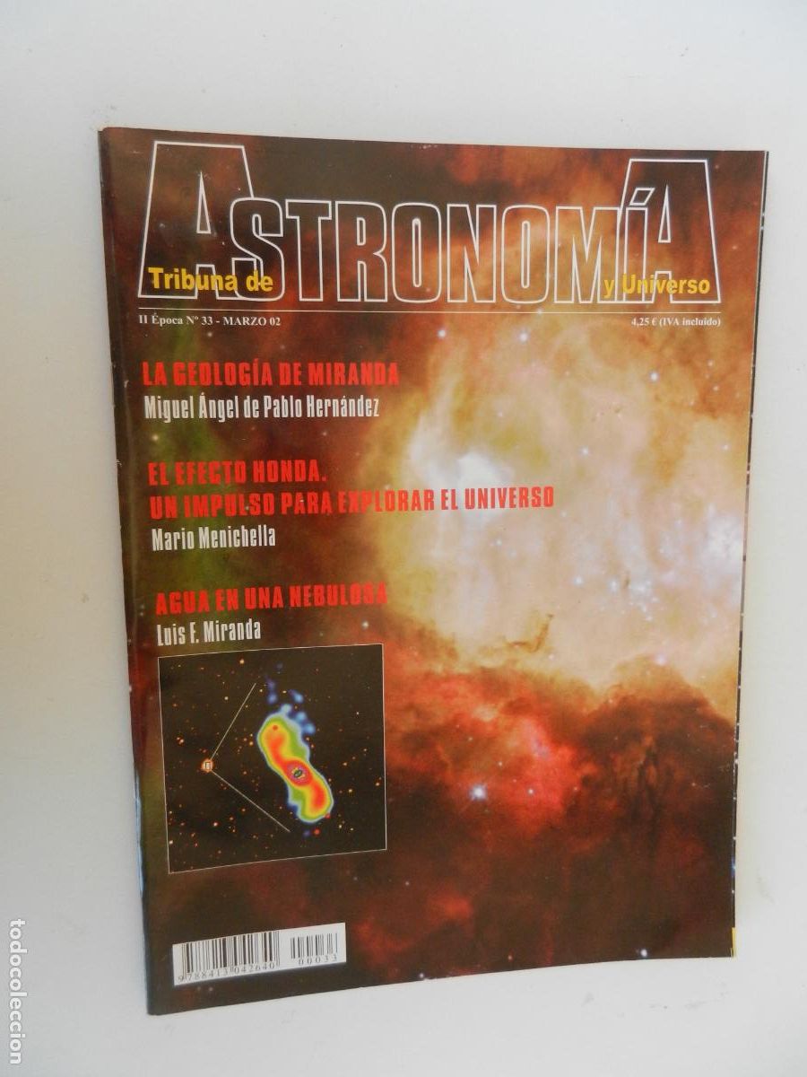 Coleccionismo de Revistas y Peri&oacute;dicos: TRIBUNA DE ASTRONOMIA Y UNIVERSO REVISTA N&ordm; 33- 03- 2002-LA GEOLOGIA DE MIRANDA -VER INDICE