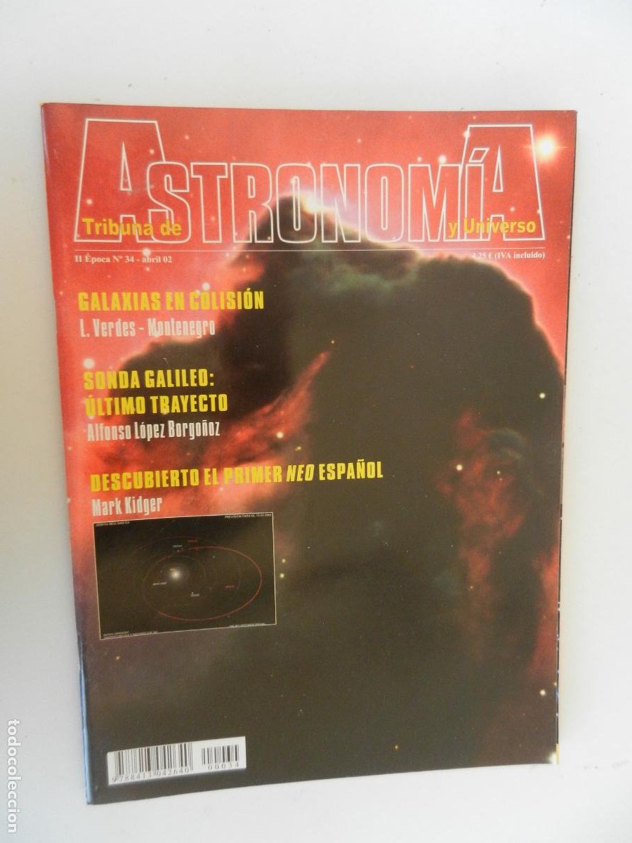 Coleccionismo de Revistas y Peri&oacute;dicos: TRIBUNA DE ASTRONOMIA Y UNIVERSO REVISTA N&ordm; 34- 04- 2002-GALAXIAS EN COLISION -VER INDICE