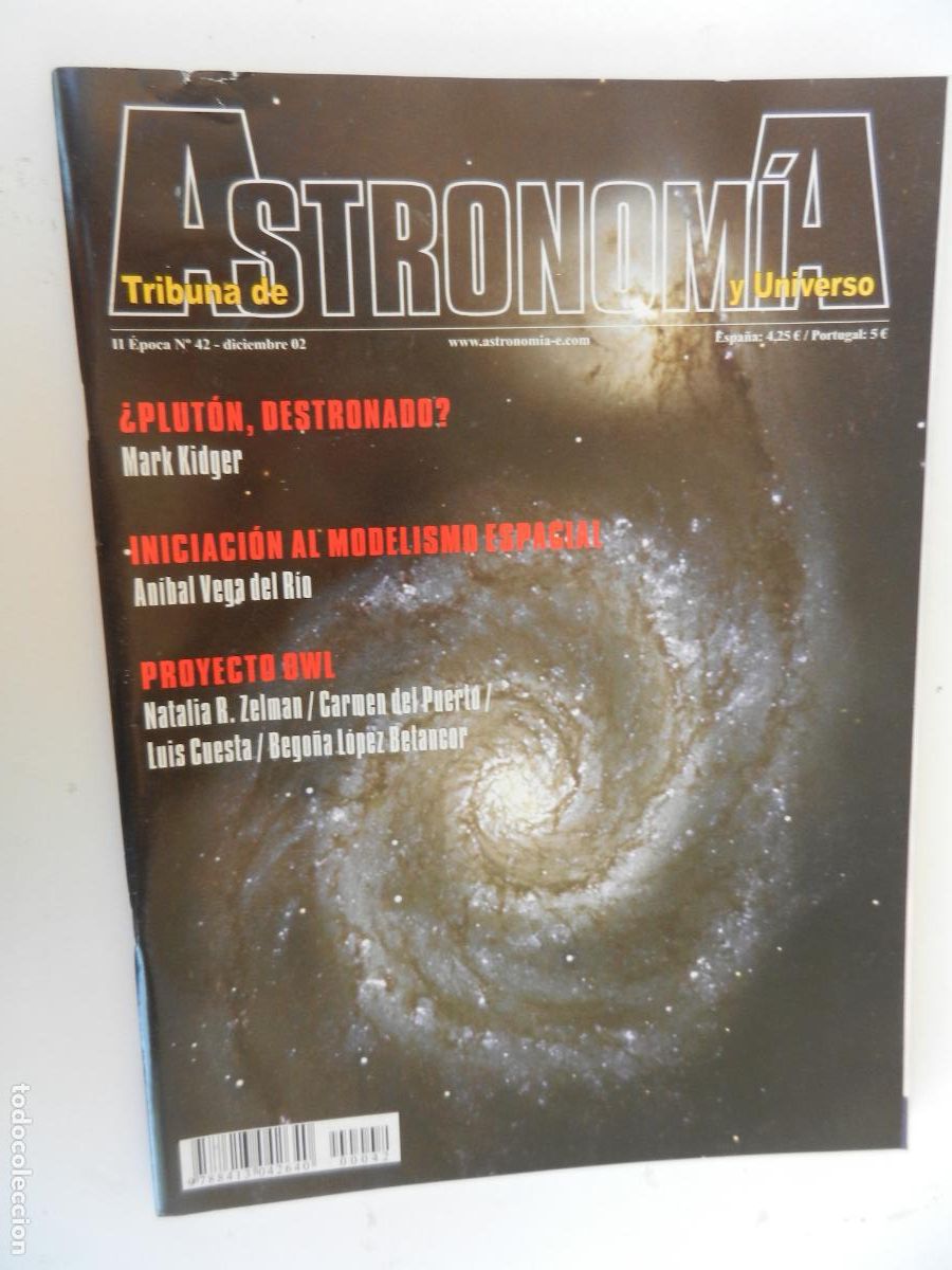 Coleccionismo de Revistas y Peri&oacute;dicos: TRIBUNA DE ASTRONOMIA Y UNIVERSO REVISTA N&ordm; 42- 12-2002-&iquest;PLUT&Oacute;N DESTRONADO? -VER INDICE