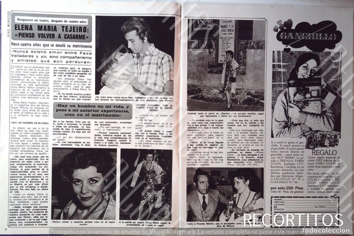 Coleccionismo de Revistas y Peri&oacute;dicos: ELENA MARIA TEJEIRO PACO VALLADARES RICARDO MERINO
