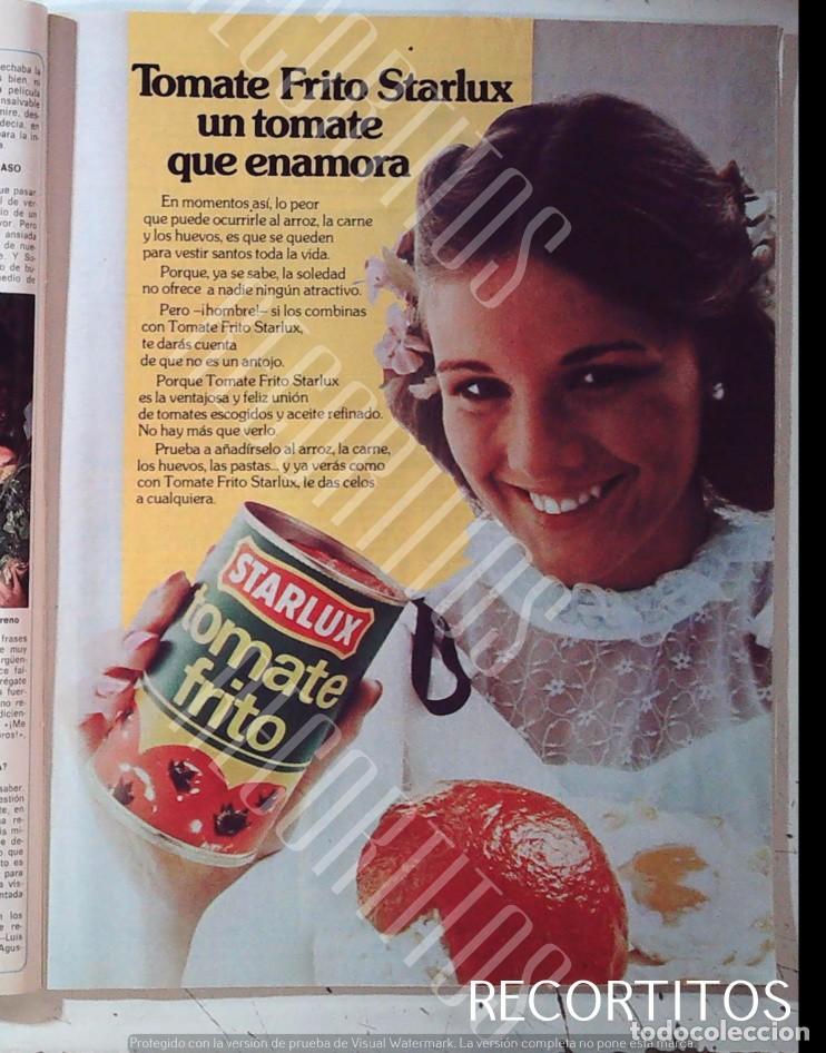 Coleccionismo de Revistas y Peri&oacute;dicos: STARLUX TOMATE ANUNCIO PUBLICIDAD