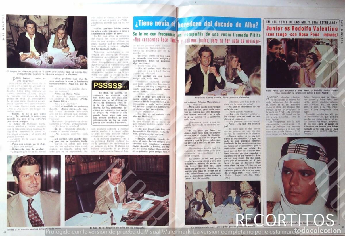 Coleccionismo de Revistas y Peri&oacute;dicos: CARLOS MARTINEZ DE IRUJO DUQUE DE ALBA ANTONIO MORALES JUNIOR