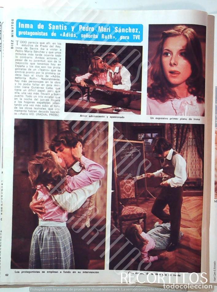Coleccionismo de Revistas y Peri&oacute;dicos: PEDRO MARI SANCHEZ INMA DE SENTIS SANTIS ADIOS SE&Ntilde;ORITA RUTH