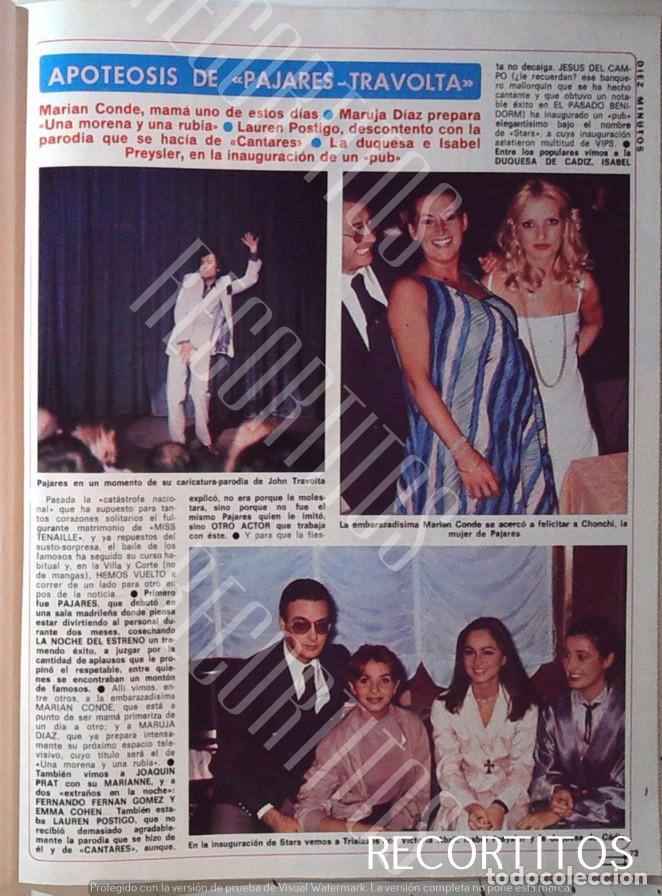 Coleccionismo de Revistas y Peri&oacute;dicos: ANDRES PAJARES ISABEL PREYSLER CARMEN MARTINEZ BORDIU FERNANDO SANCHO VICTORIA ABRIL TRIASLASOS JUAN