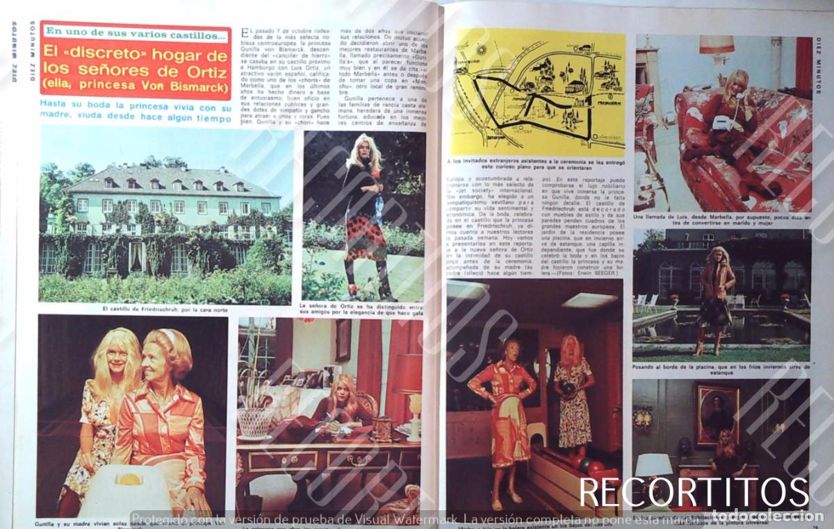Coleccionismo de Revistas y Peri&oacute;dicos: GUNILLA VON BISMARCK LUIS ORTIZ CON SU MADRE LA PRINCESA