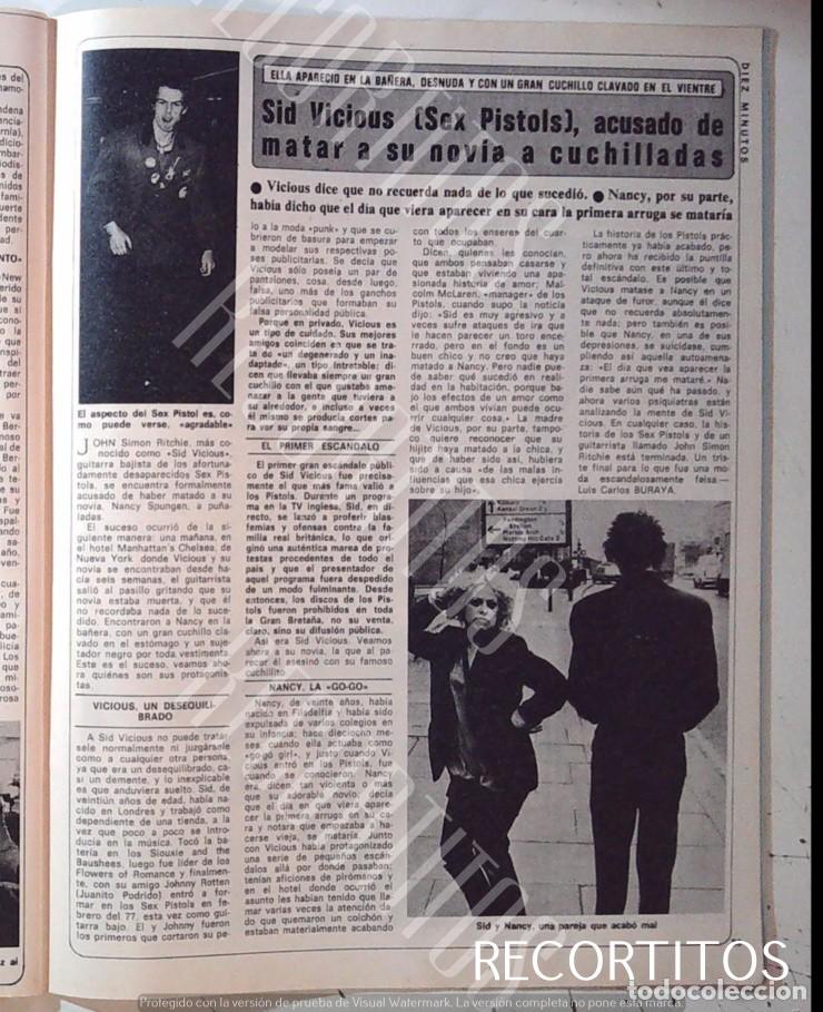 Coleccionismo de Revistas y Peri&oacute;dicos: sid vicious sex pistols sid and nancy PUNK
